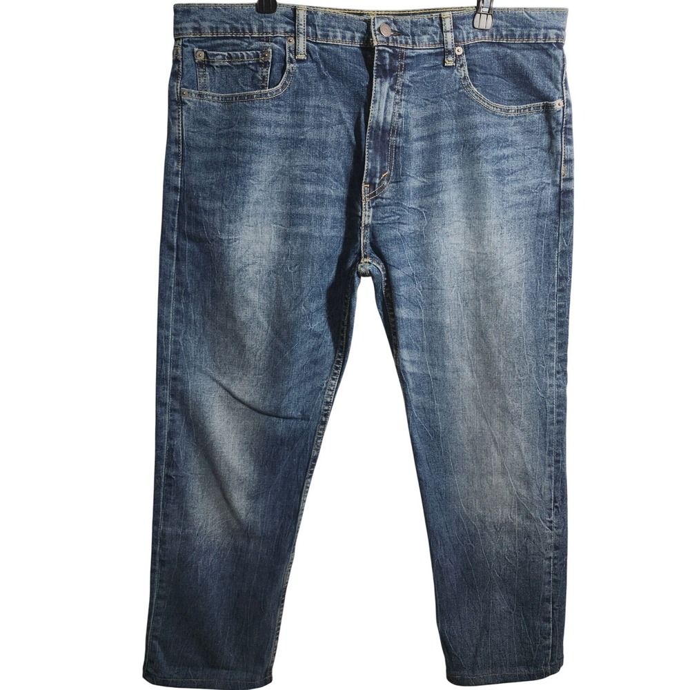 Levis 502 Regular Taper Mens Jeans Blue Medium Wash 38x29 29507-0003